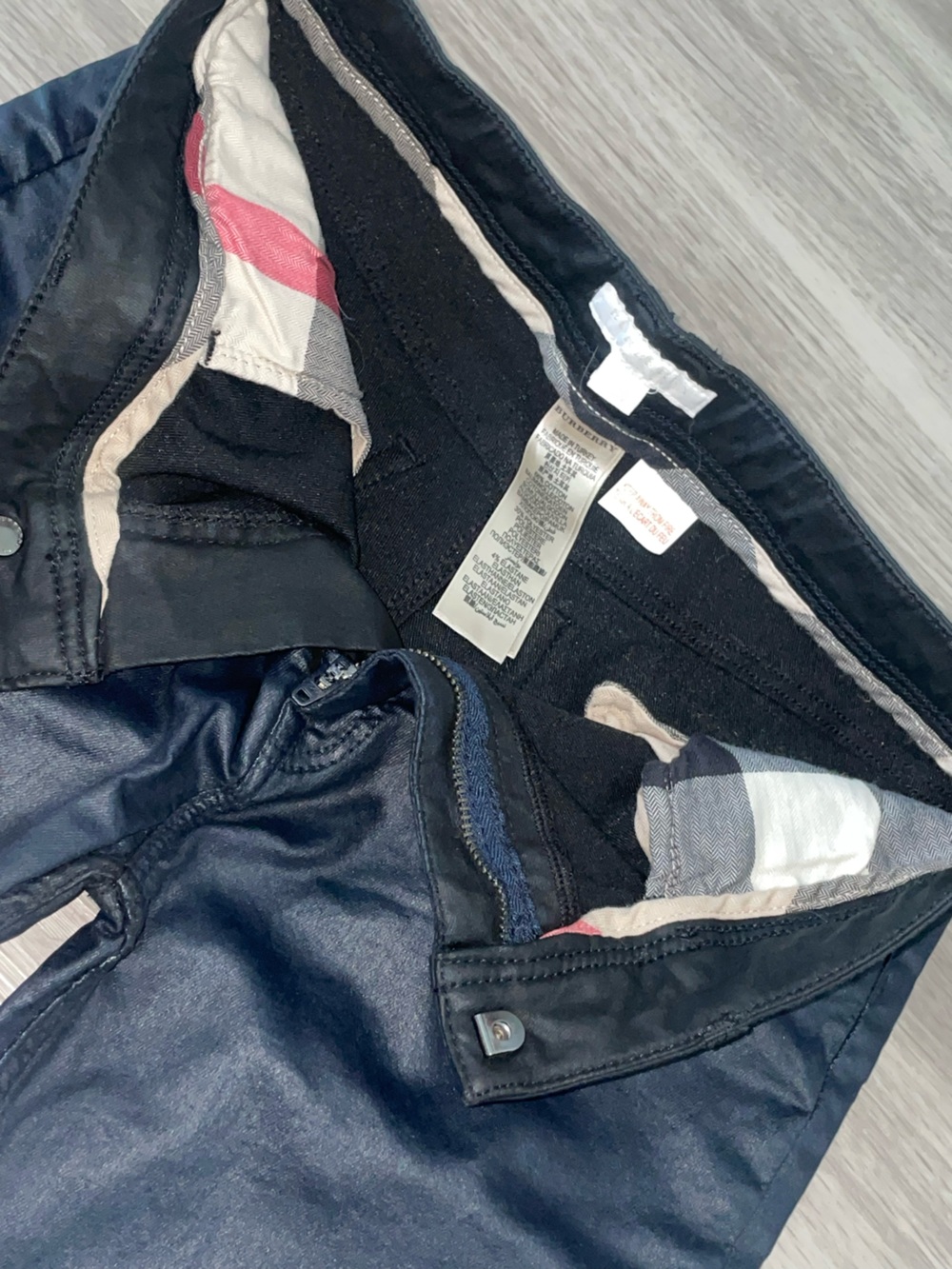Burberry - Navy/Black Skinny Jeans